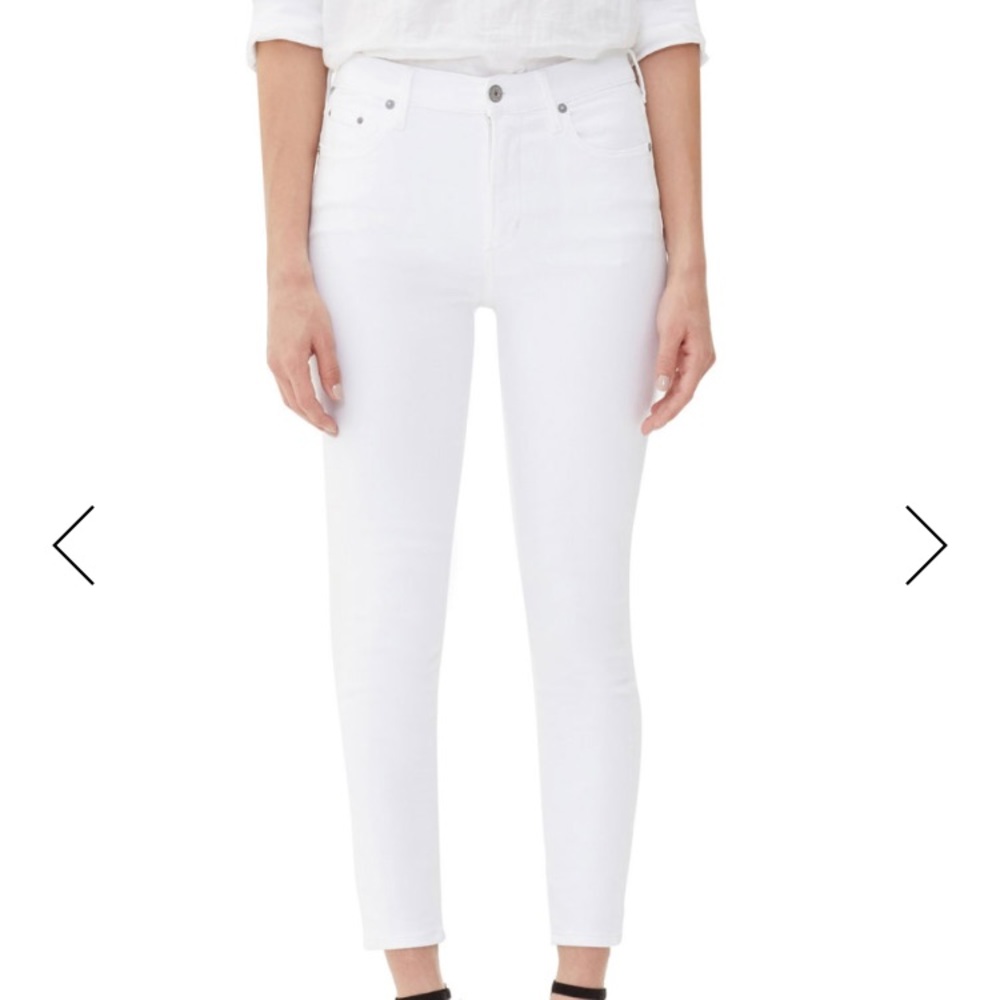 Citizens of humanity high rise rocket skinny white